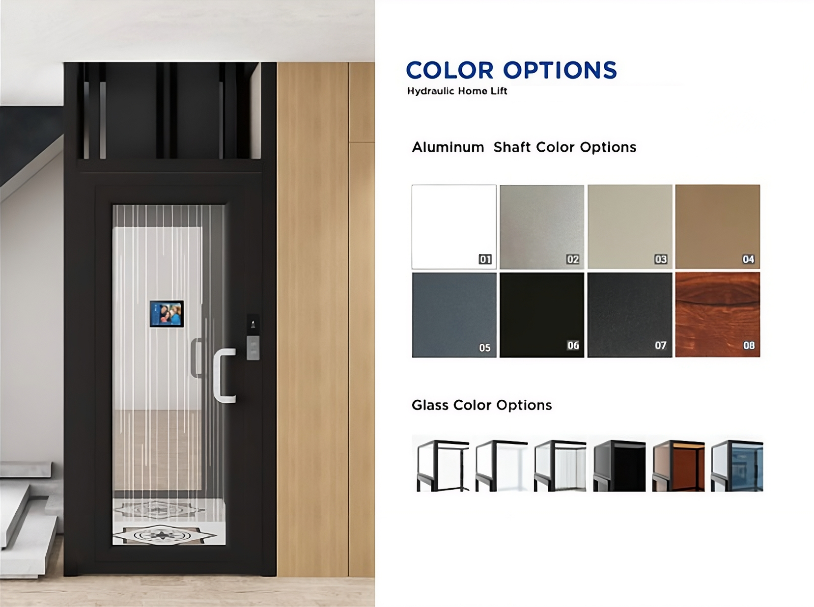 home lift color