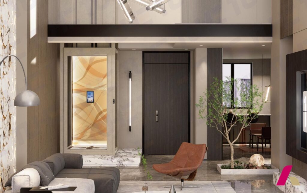 backpack traction home lift. modern home lift